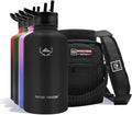 Insulated Water Bottle with Straw 64oz - Half Gallon Vacuum Jug