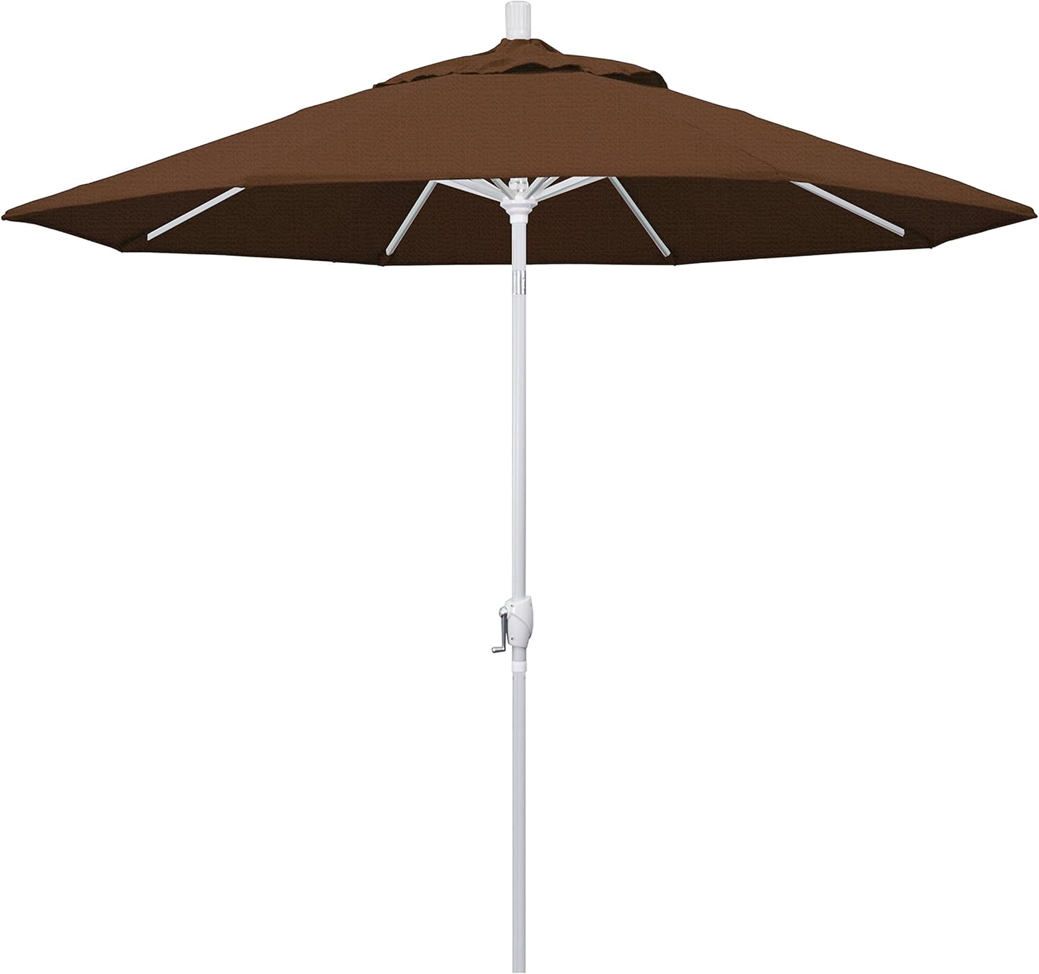 9ft Round Aluminum Market Umbrella with Crank Lift and Tilt