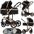 2 in 1 Baby Stroller Convertible Pram - Reversible, Foldable Design