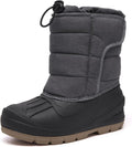 MORENDL Toddler Snow Boots Boys Girls Waterproof Insulated Winter on