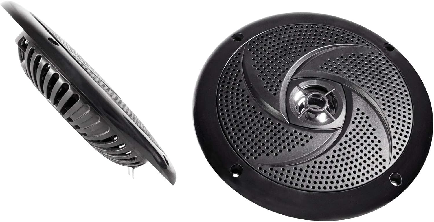 Rockville RSM65B 6.5 Waterproof Marine Speakers