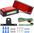 Nilight TL-20 Submersible LED Stop Tail Turn Light Kit - Low Profile