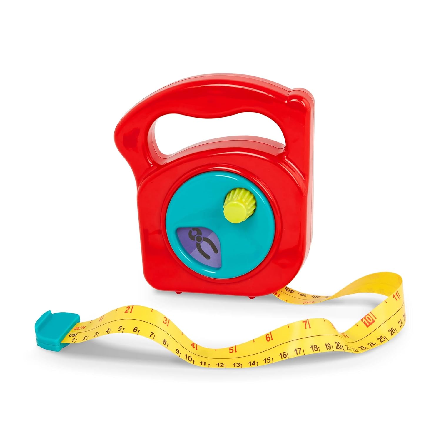 Battat Toy Measuring Tape: Easy-Hold Reel, Metric/Imperial Units!