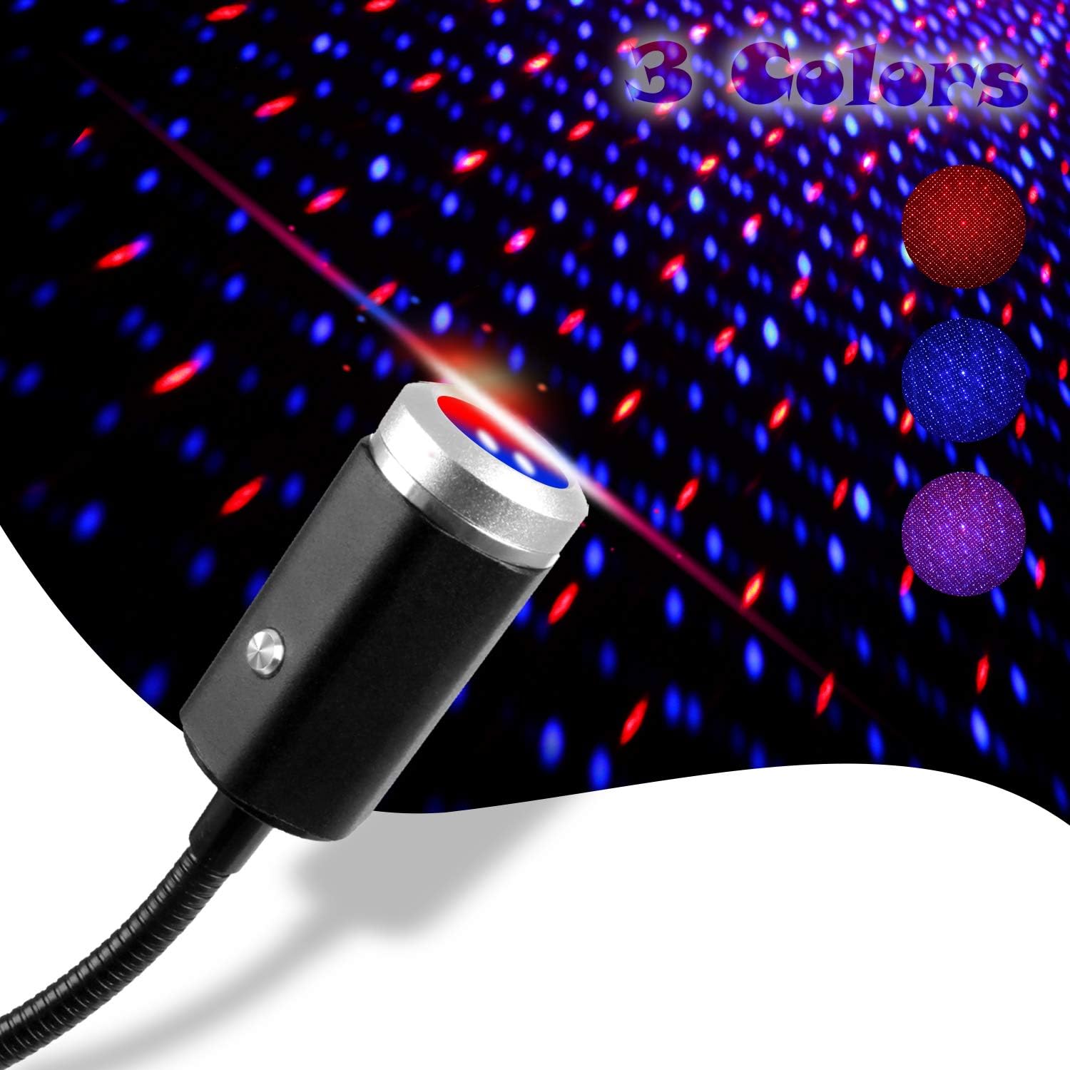 Aevdor USB Star Night Light: Portable Romantic Decor