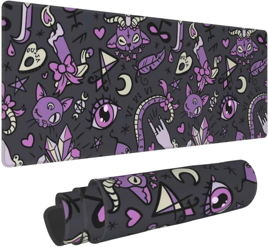 Pynocony XL Gothic Gaming Mouse Pad - Spooky Magic! 