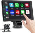 Portable Wireless Apple CarPlay and Android Auto Screen - 7in HD Touch