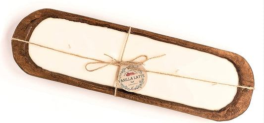 Wood Dough Bowl Candles - 100% Natural Soy Wax & Essential Oils