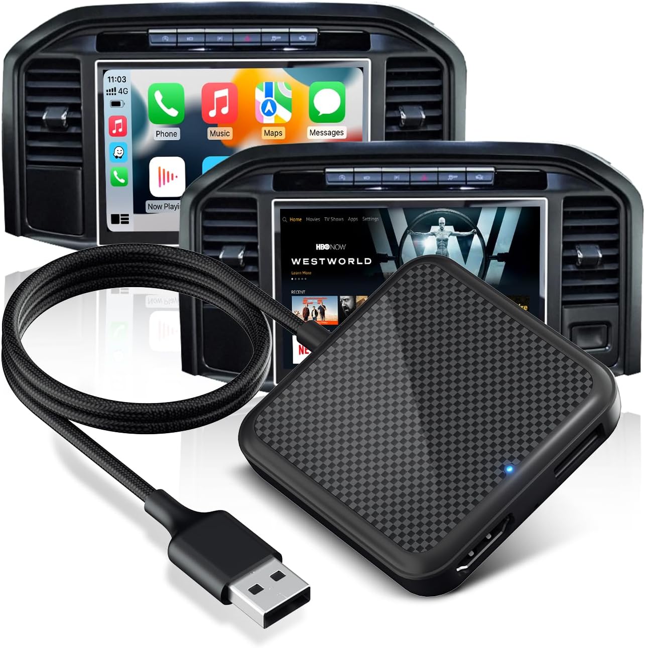 Car TV Mate Pro: Wireless CarPlay & HDMI Converter