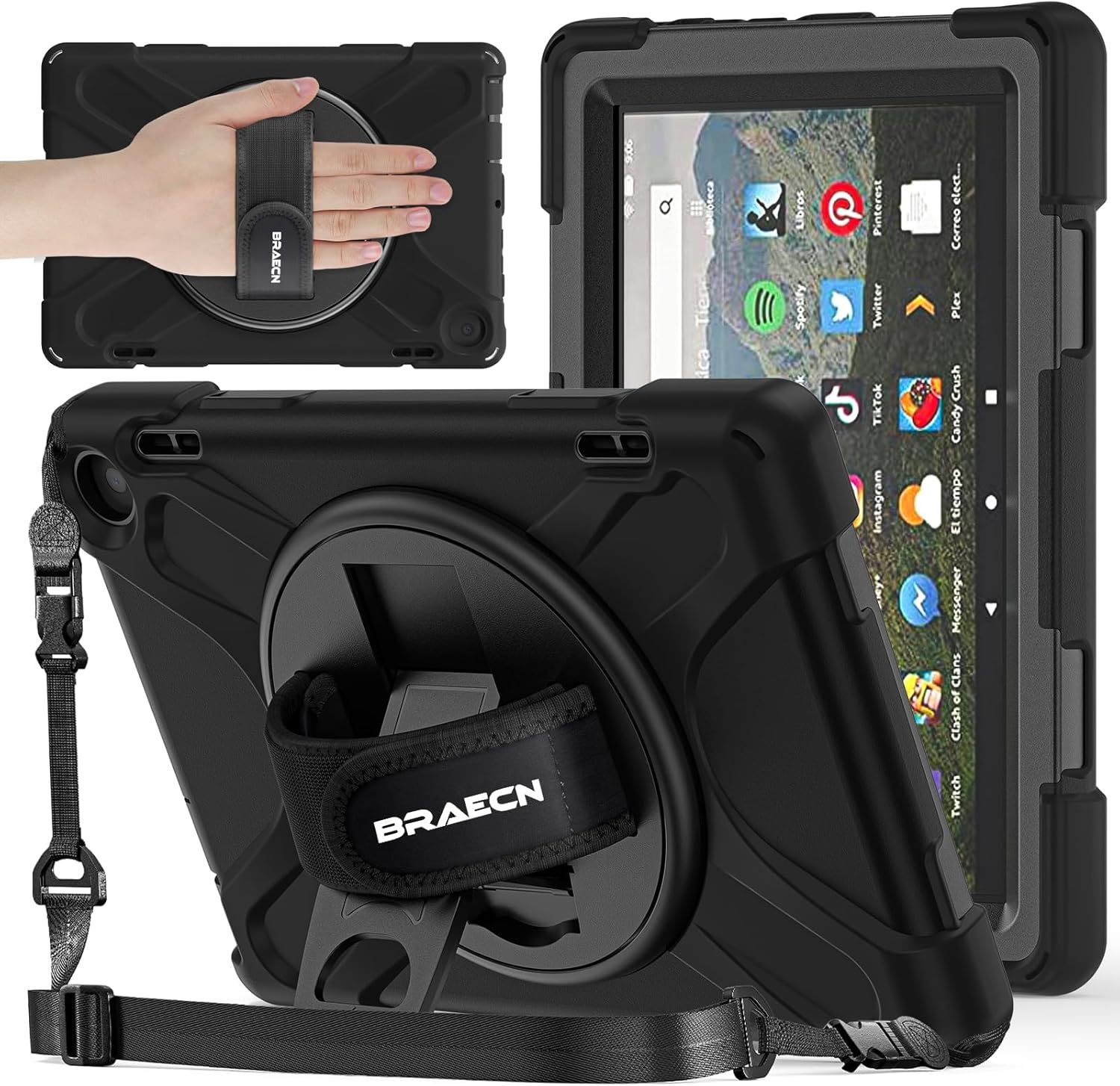 Shockproof Protective Kids Case for Fire HD 8 Tablet 2024/2022