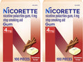 Nicorette Nicotine Gum 4 mg Cinnamon Surge - Quit Aid