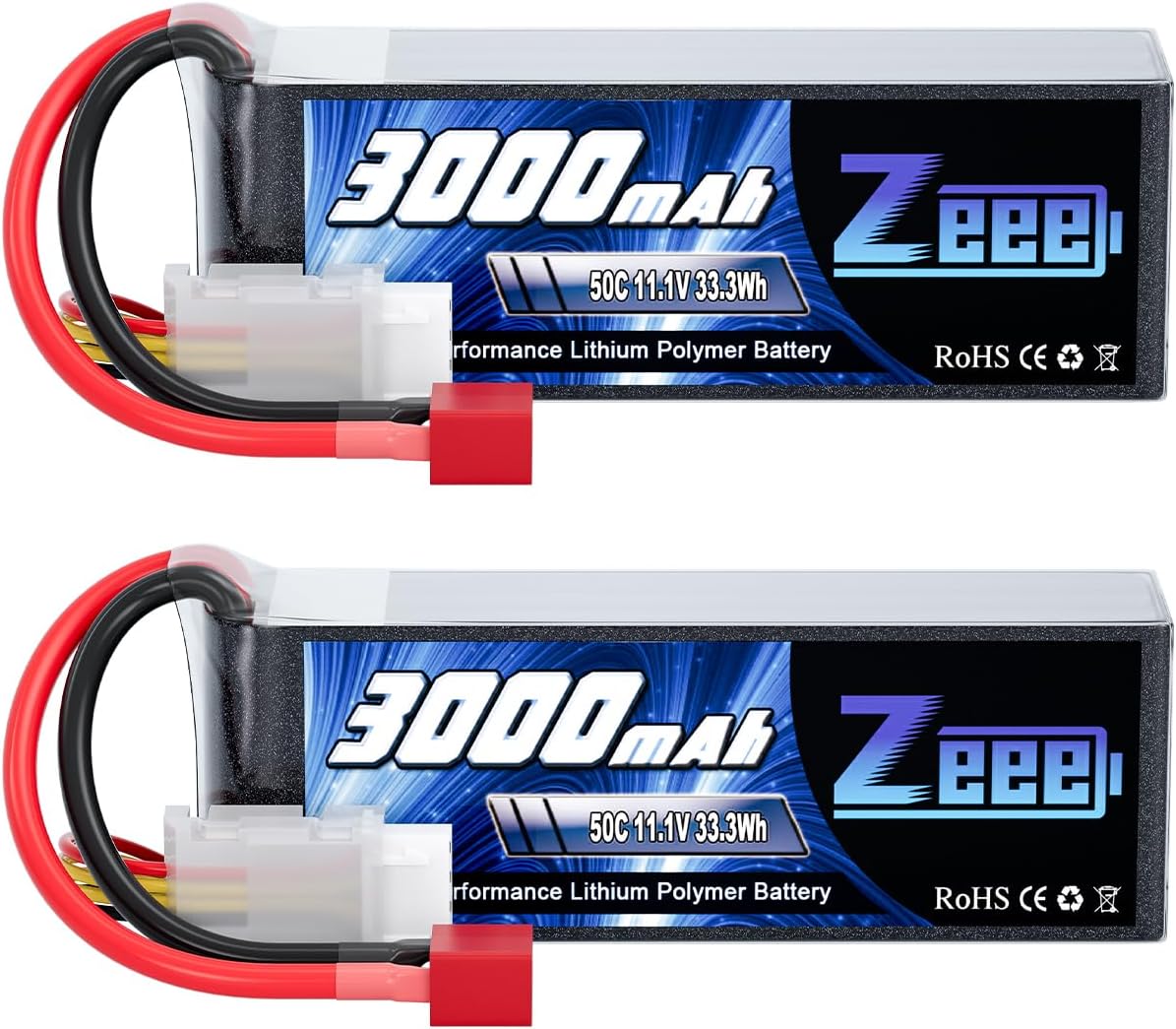 Zeee 3S 3000mAh Lipo Battery for RC Airplane and Drone Use