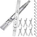 16 inch Soft Close Drawer Slides 6 Pairs (12pcs) - Smooth Full