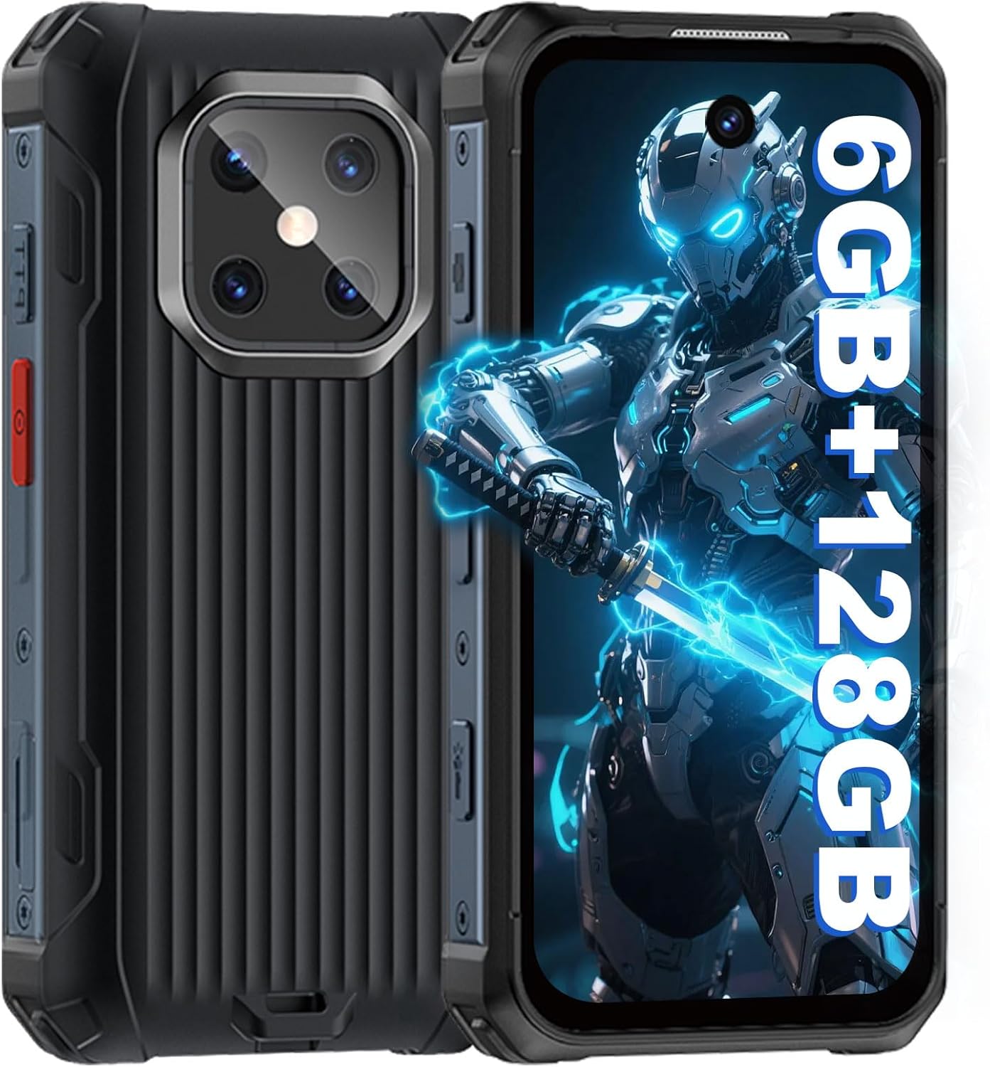 Mini Rugged Phone 4G Unlocked with 6GB RAM and 128GB Storage