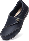 Women's Leather Driving Moccasins Slip-On Loafers - Comfortable