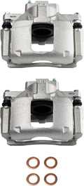 TRQ Front Brake Caliper Set Compatible with 2009-2013 Dodge Journey