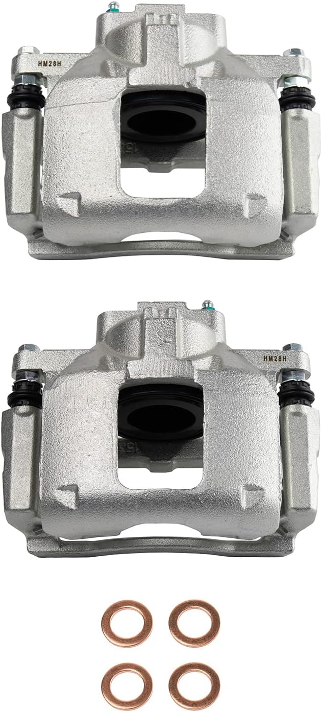 TRQ Front Brake Caliper Set for 2009-2013 Dodge Journey