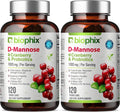 D-Mannose 1000mg Capsules with Cranberry & Probiotics - UTI Support