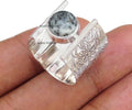 7MM Round Gemstone 925 Sterling Silver Floral Ring - Timeless Fit This