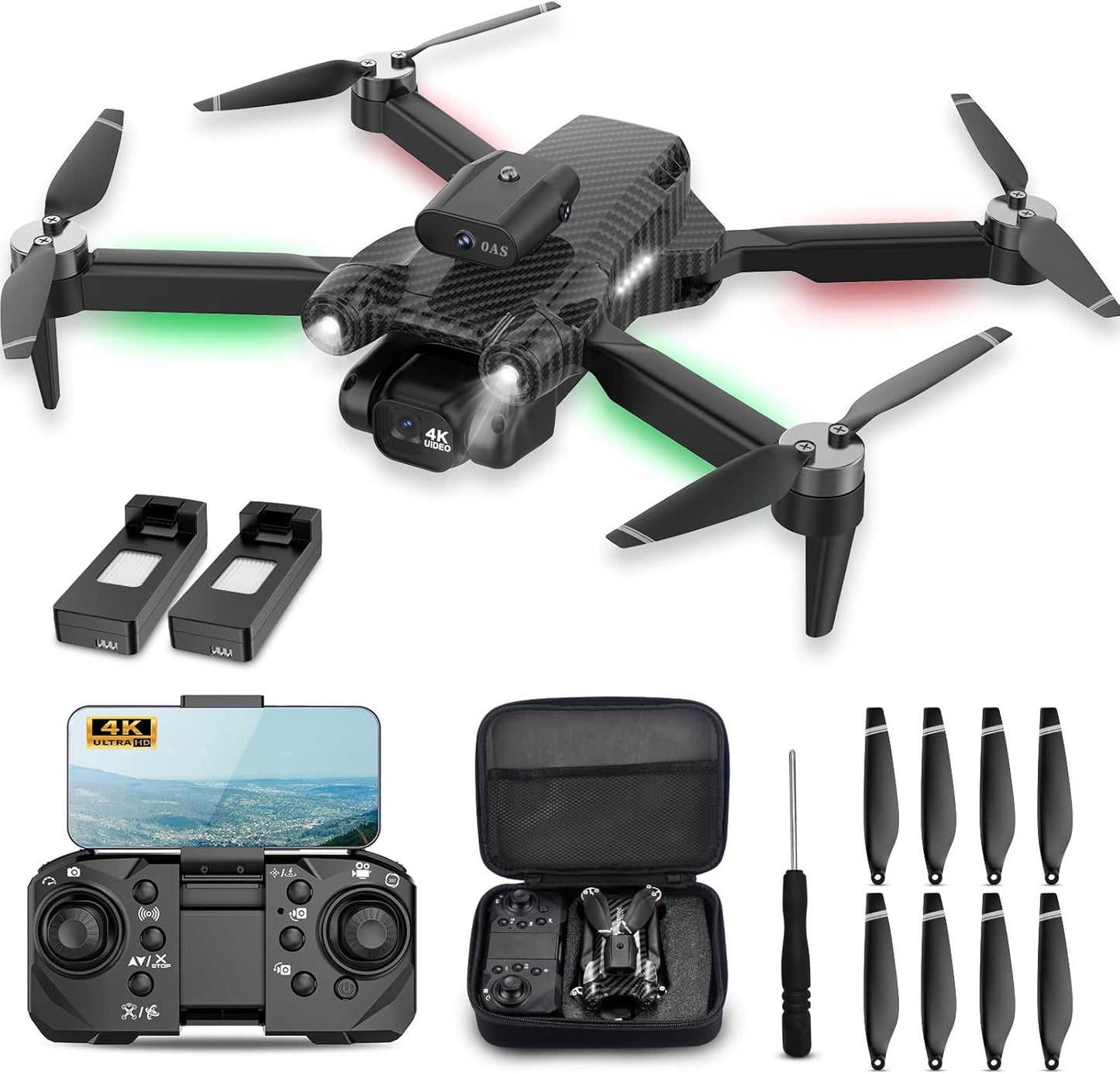 4k Drone for Kids with GPS, 360 Flips, and Emergency Stop