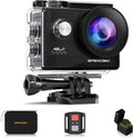 Apexcam Action Camera 4K Sports Camera - Waterproof 170 Wide-Angle