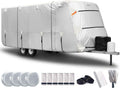 FRUNO Oxford Fabric Travel Trailer Cover 18ft-20ft - Durable Weather