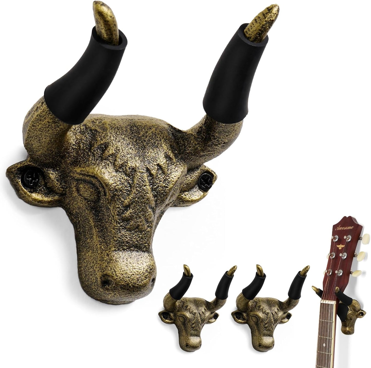 Adowes Guitar Wall Mount Hanger for Acoustic and Electric Guitars