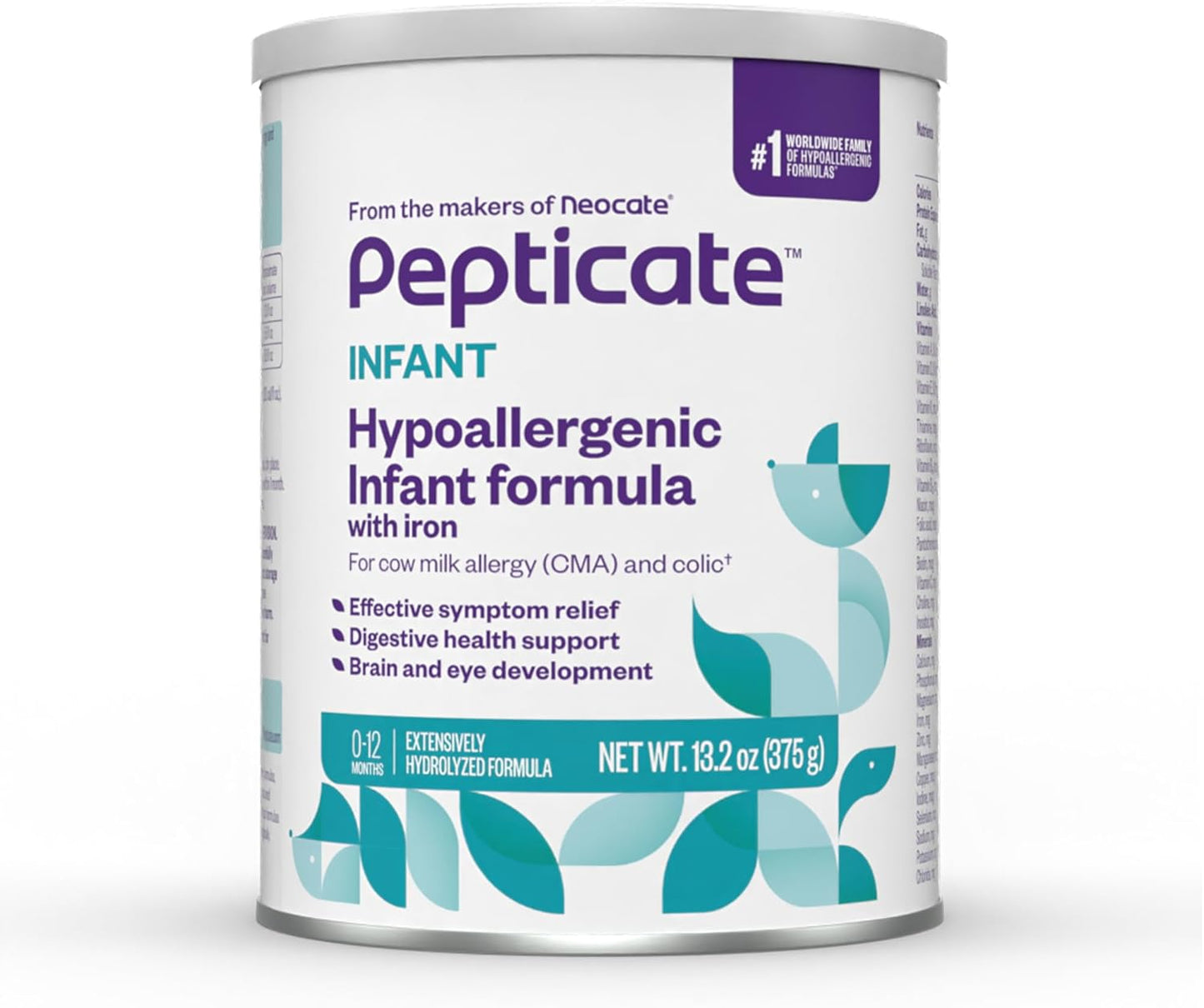Pepticate Baby Formula for Cow Milk Allergy Relief and Nutrition