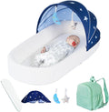 Large Portable Baby Lounger Nest Travel Bassinet - Lightweight