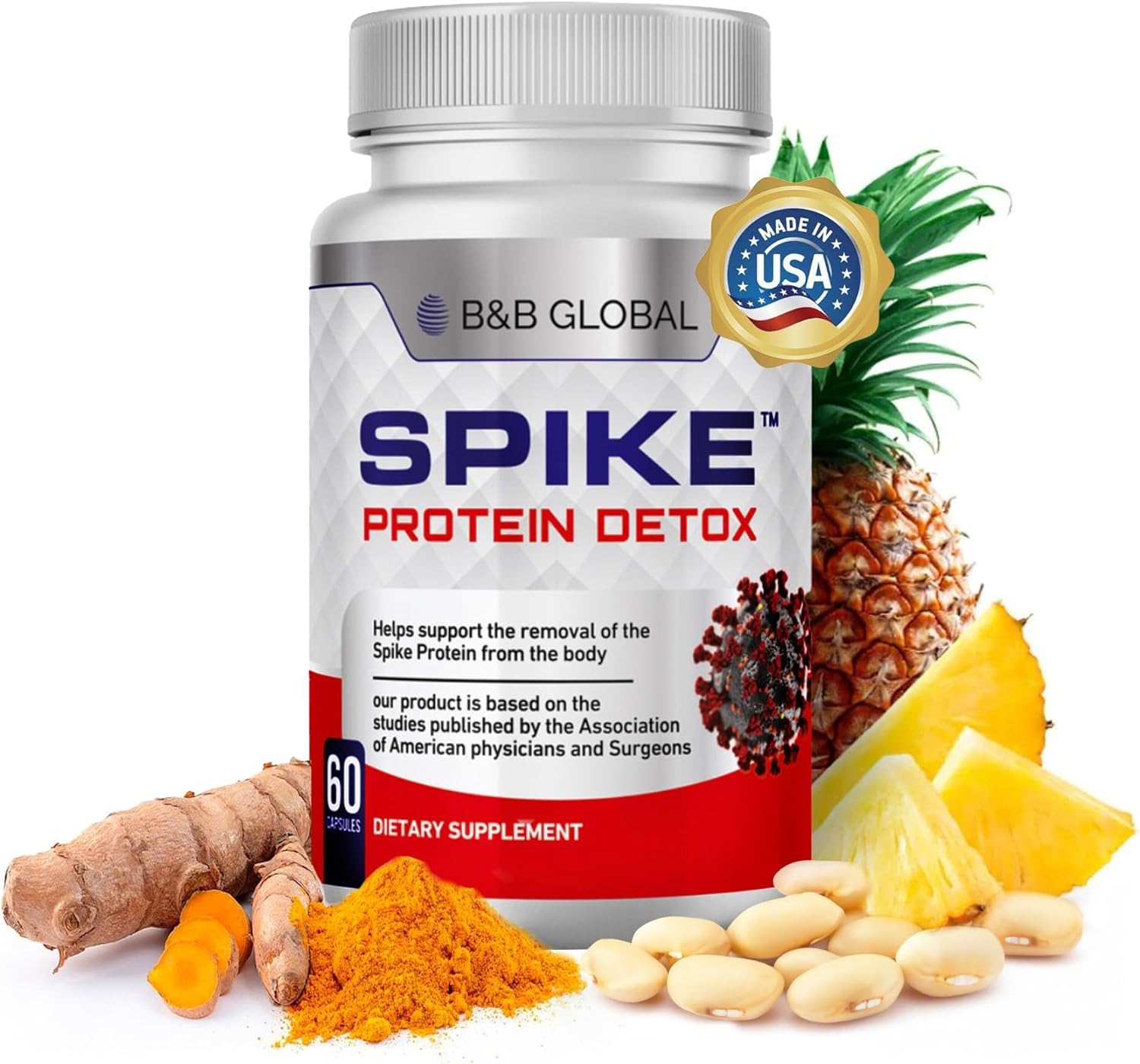 Spike Protein Detox Supplement for Enhanced Wellness Support