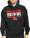 NFL Adult Gameday Charcoal Hooded Sweatshirt - Warm Team Pride