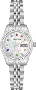 Armitron Women's Genuine Crystal Accented Bracelet Watch - Elegant