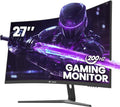 CRUA 27ft Curved Gaming Monitor 200Hz FHD 1500R - Smooth Play