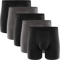 Natural Feelings Boxer Briefs Mens Underwear - Soft Cotton Open Fly