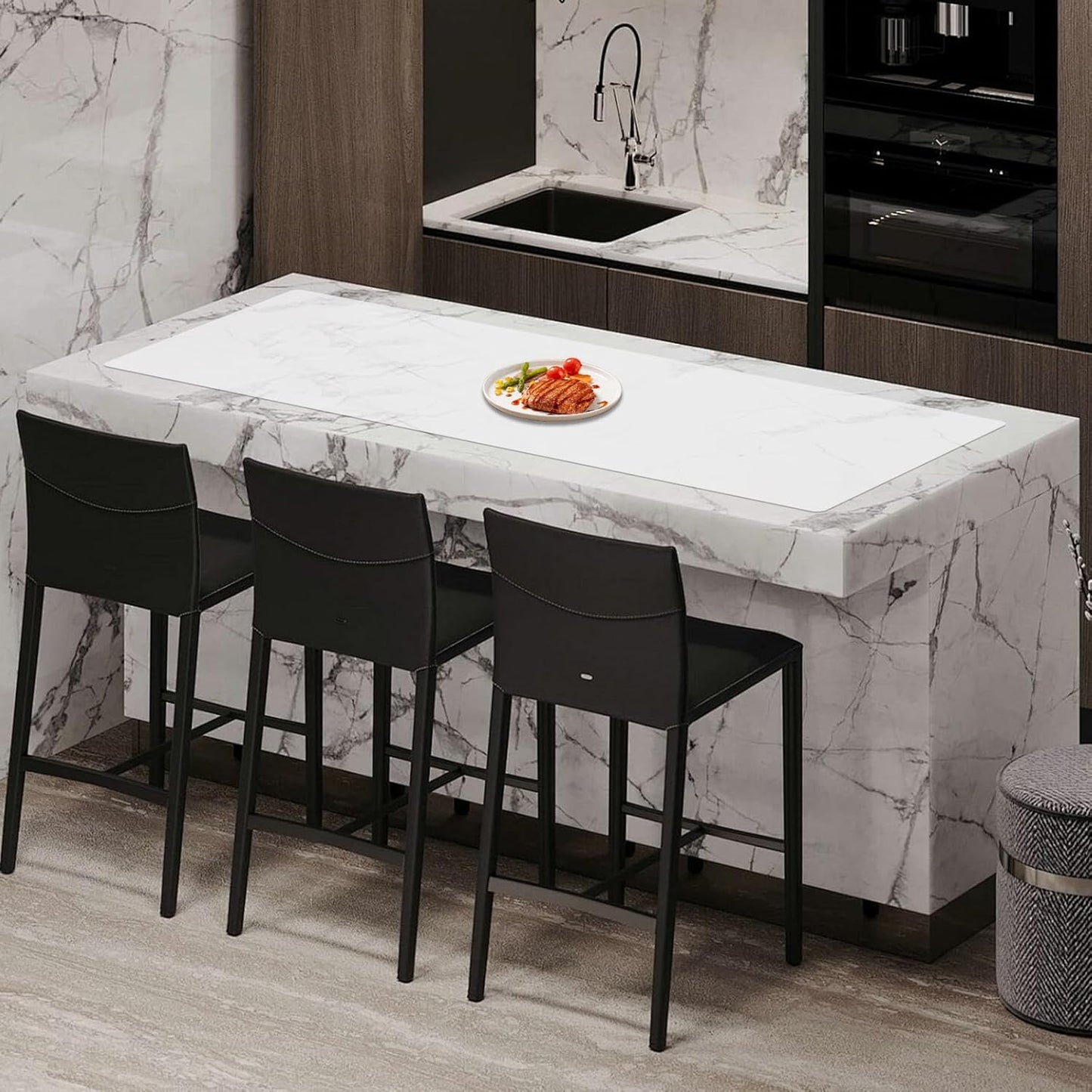 Large Silicone Mat for Kitchen Countertop - Heat Resistant Protector