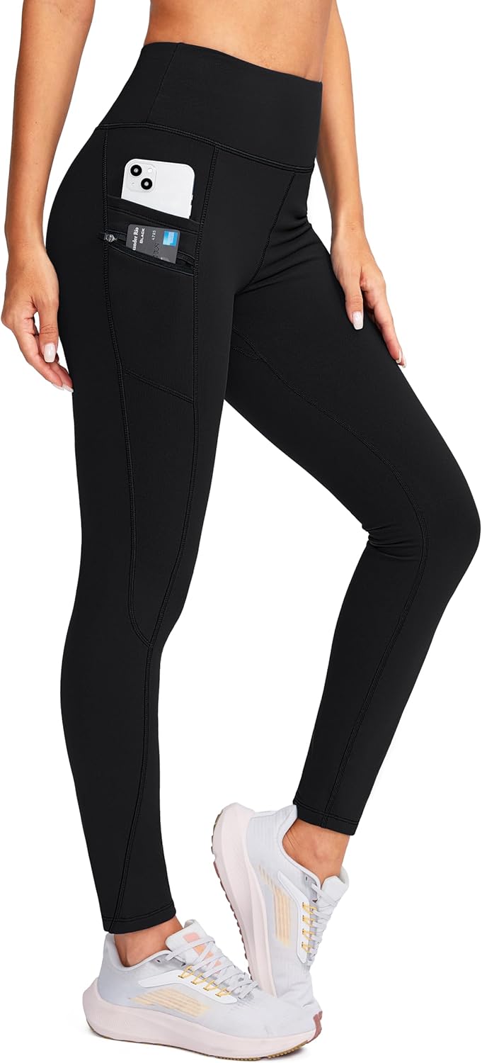 G Gradual Women's Fleece Lined Winter Leggings for Cold Weather
