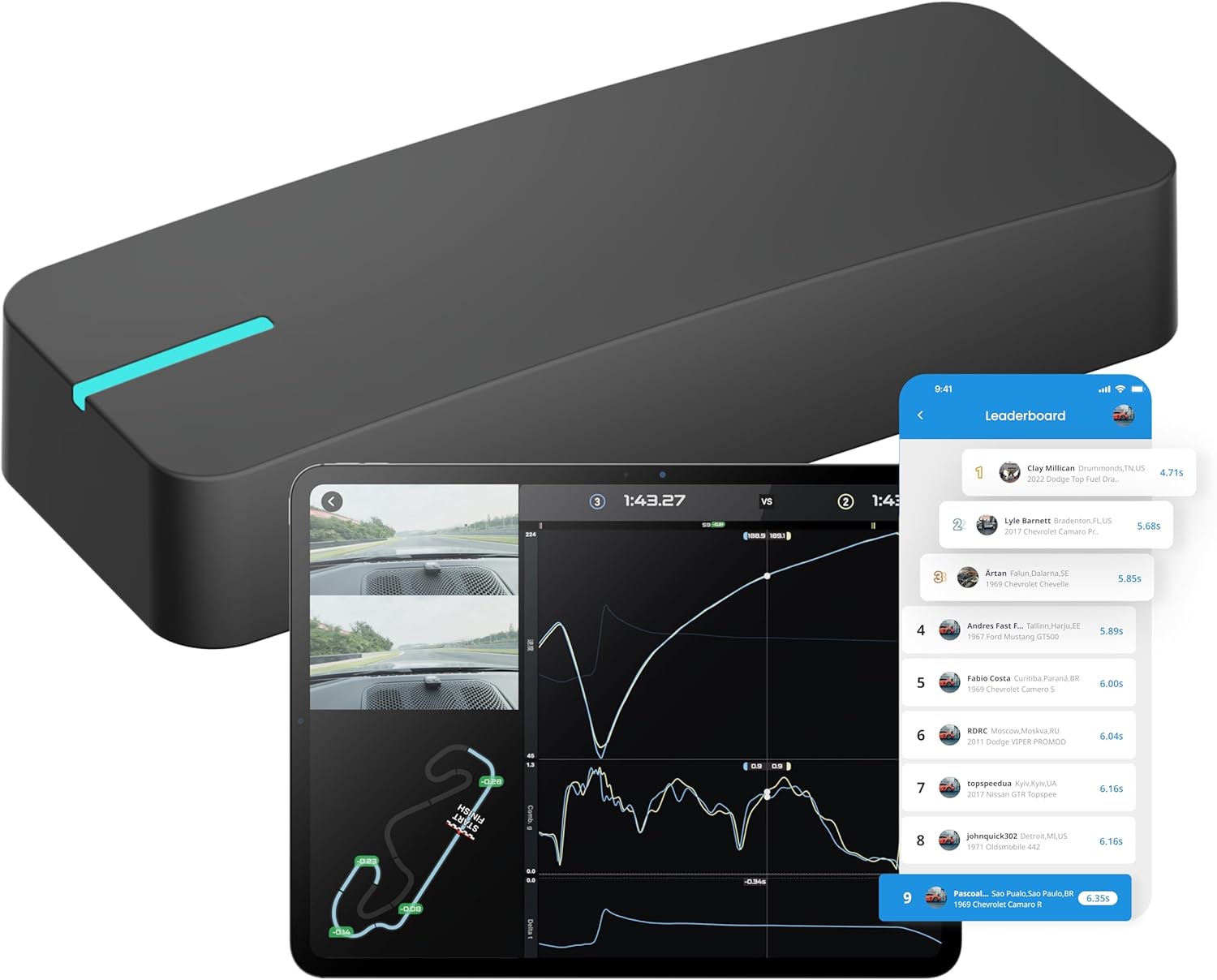 Dragy DRG70-C: High Perf GPS Laptimer