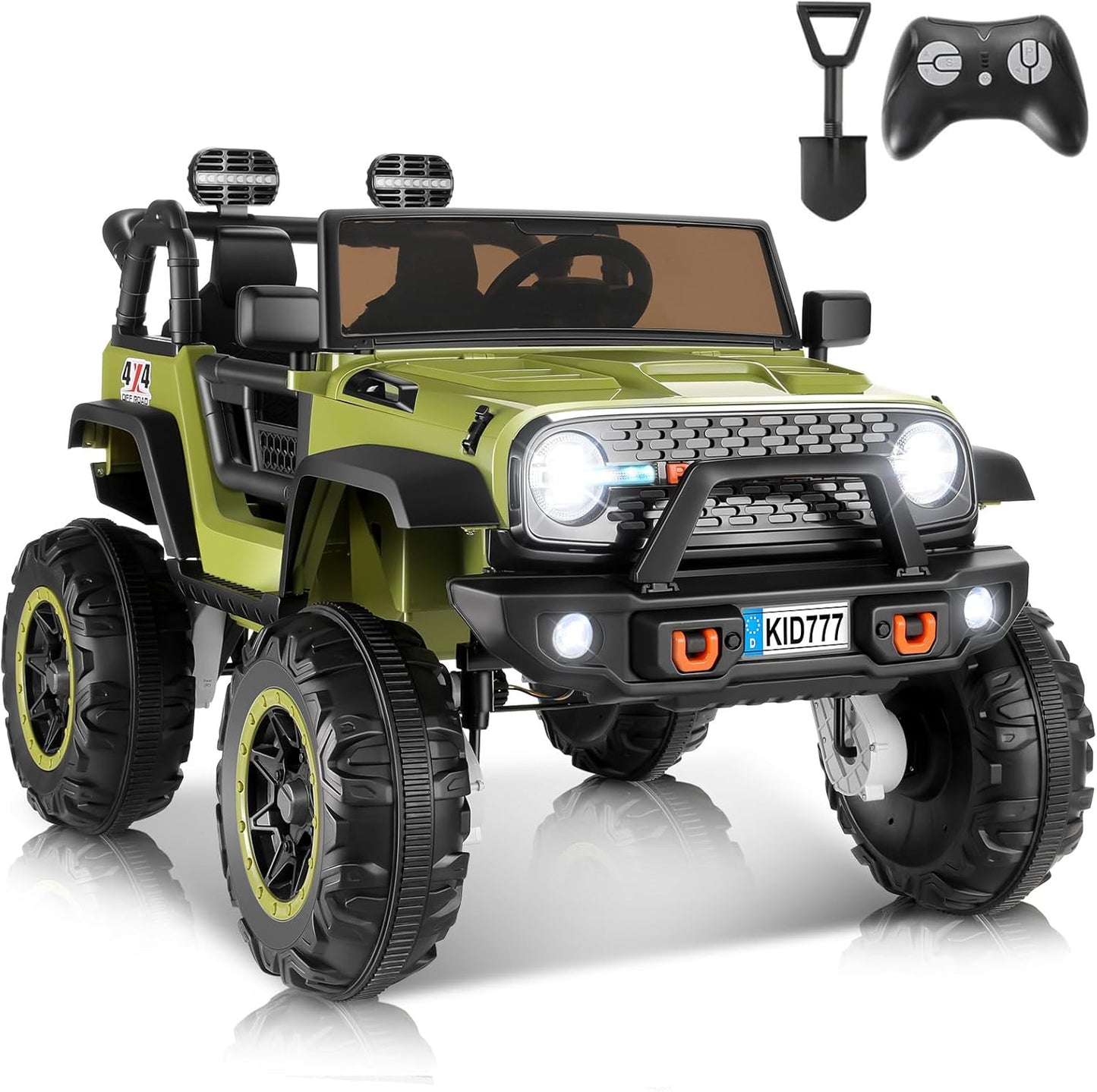 Hikole 2 Seater Ride on Car with Remote Control for Kids