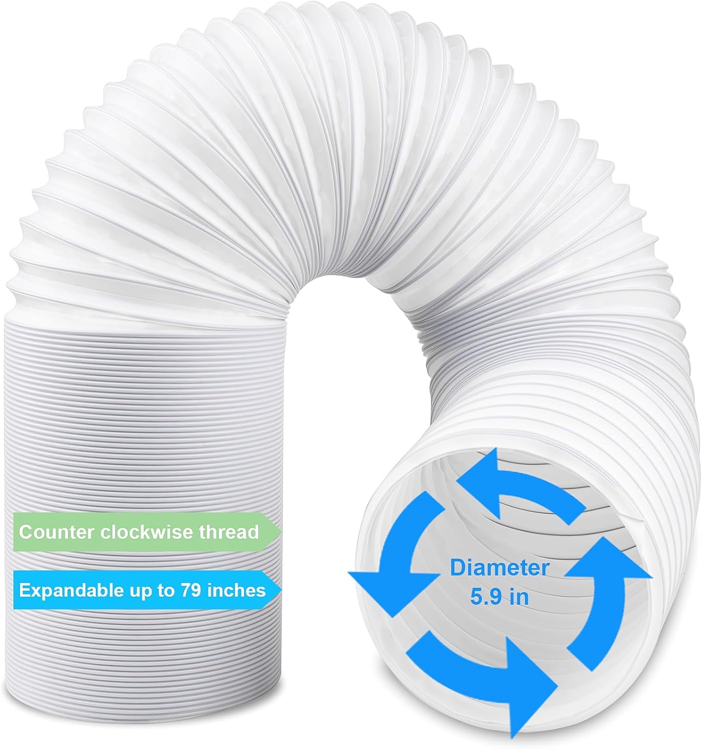 Universal 79 Portable AC Exhaust Hose for Delonghi & LG - Easy Replacement!