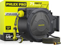 Retractable Garden Hose Reel 5/8 in x 75 ft for Easy Use