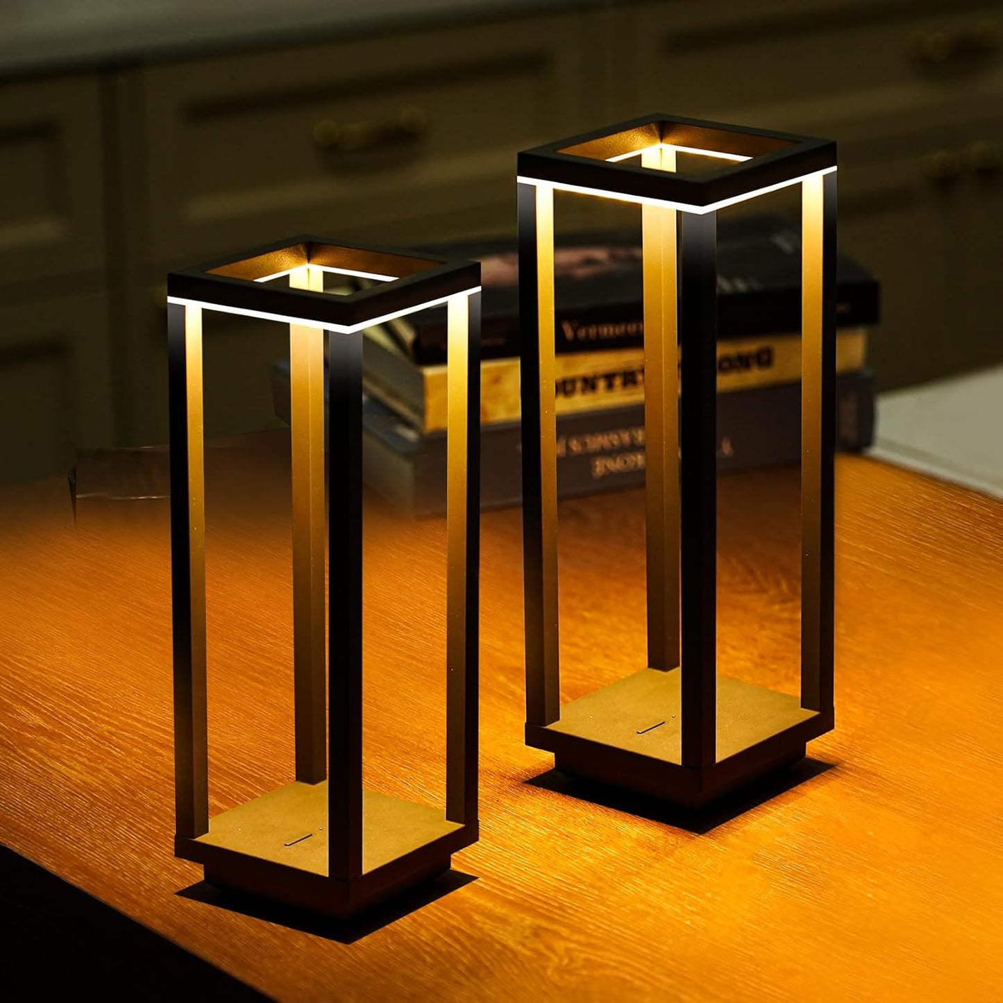 Cordless Table Lamp Rechargeable, Waterproof, 60h Runtime