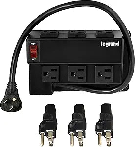 Legrand OnQ Media Enclosure Power Strip for Cable Management