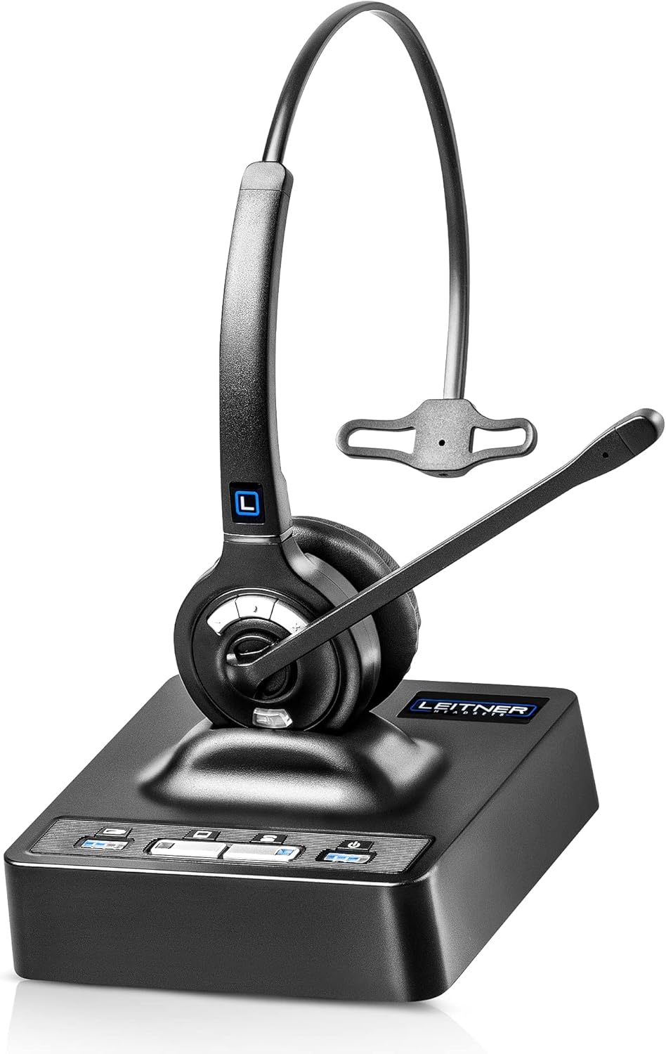 Leitner LH270 Wireless DECT Headset for Office and Computer Use