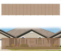 Outdoor Privacy Fence Screen 6 Panel HDPE Decorative Garden Panels