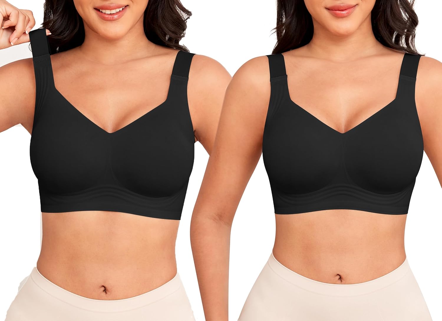 Women Wirefree Bras for Full Coverage and Comfort Daily Use
