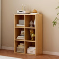 6-Cube Storage Shelf Bookcase - Sturdy 3-Tier Open Bookshelf