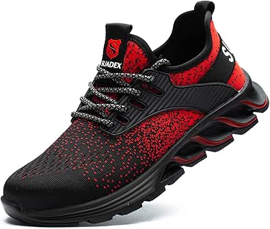 SUADEX Steel Toe Shoes for Men - Indestructible Work Sneakers