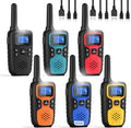 Walkie Talkies for Kids Adults - Long Range Rechargeable 6 Pack
