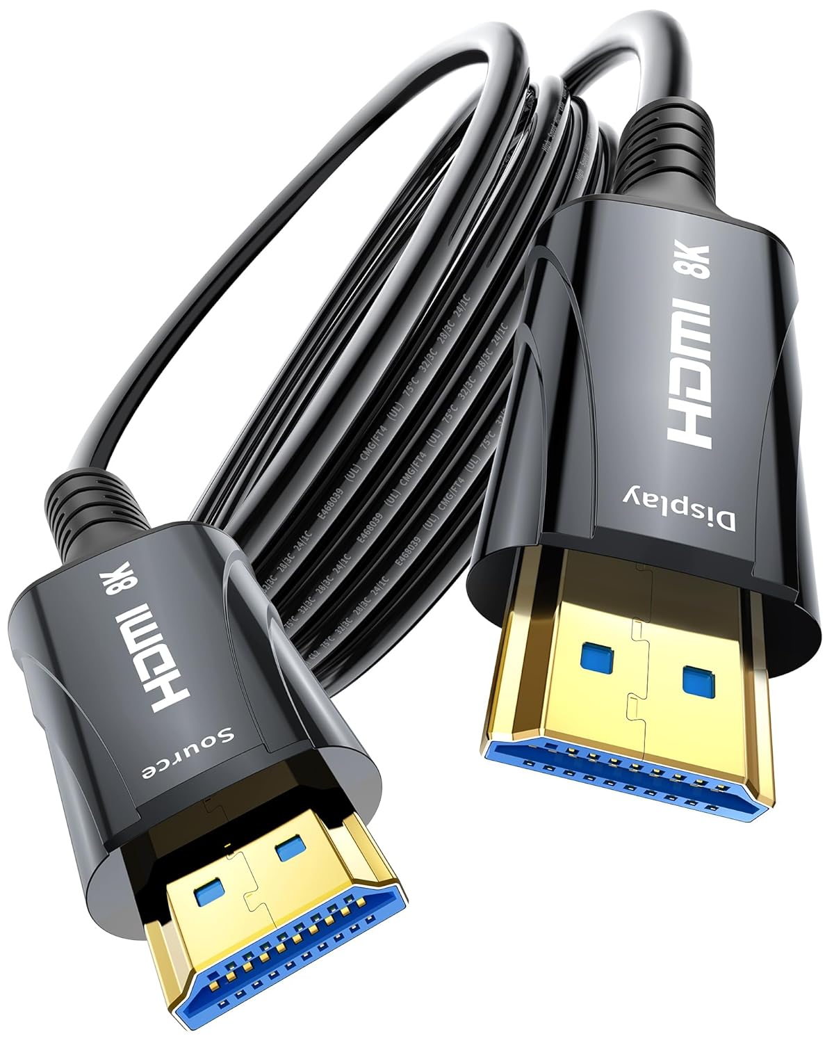 8K Fiber Optic HDMI Cable 75FT for High-Speed 8K Gaming