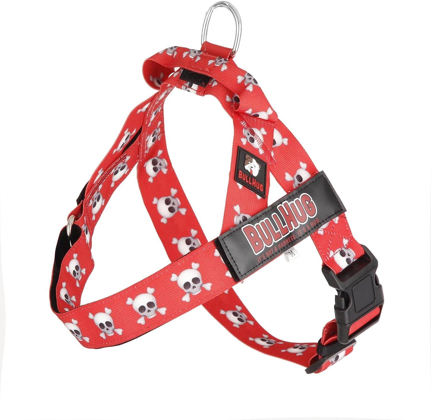 BULLHUG Adjustable Dog Harness for Bulldogs and Pugs - No Pull