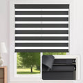 Cordless Zebra Blinds Inside Mount - Day & Night Light Control